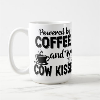 Caneca De Café Alimentado por Café e Beijos de Vaca