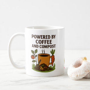 Caneca De Café Alimentado Por Café e Compostagem @TLCInTheGarden