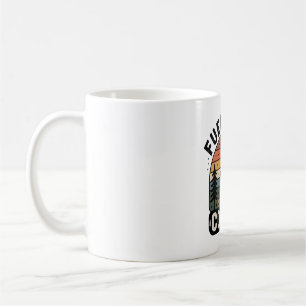 Caneca De Café Alimentado por Coffee Retro Camp