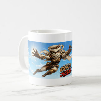 Caneca De Café Alimentado por Espresso. Impulsionado pela Justiça