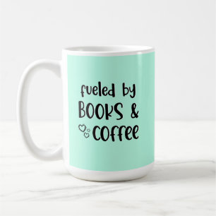 Caneca De Café Alimentado por Livros
