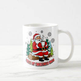 Caneca De Café Alimentado por Papais noeis de Natal