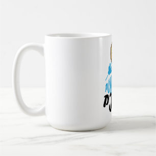 Caneca De Café Alimentado por Pizza – Design Divertido para Amant