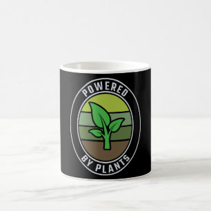 Caneca De Café Alimentado por Plantas Vegetarianas Vegan