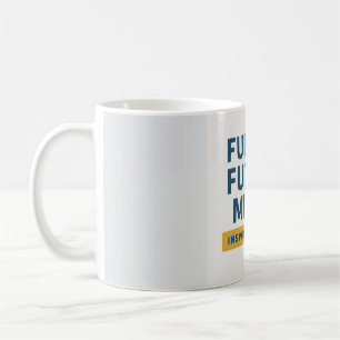 Caneca De Café Alimentando futuras mentes - Design de professor i