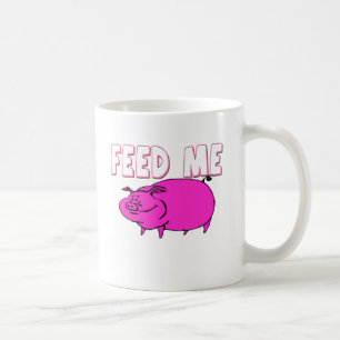 CANECA DE CAFÉ ALIMENTE-ME O PORCO