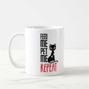 Caneca De Café Alimente-me, ponha-me