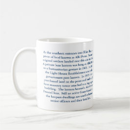 Caneca De Café Alki Point Lighthouse, Seattle Washington Mug