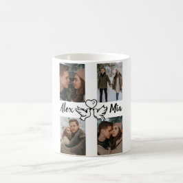 Caneca De Café All Our Moments – Personalized Couple Photo Mug