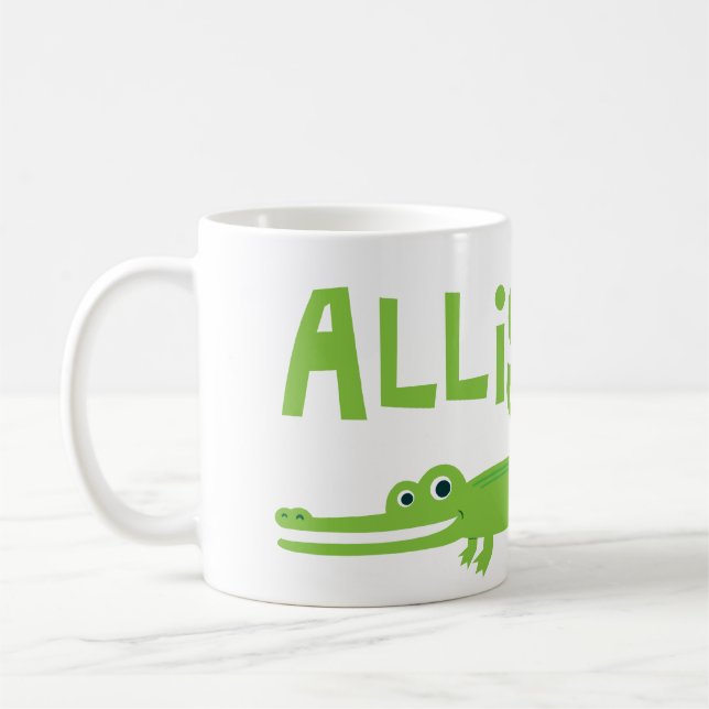 Caneca De Café Alligador (Esquerda)