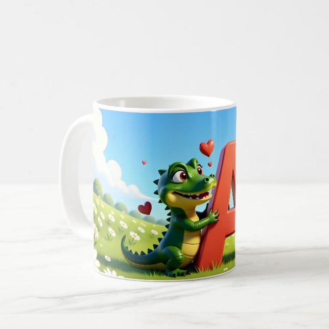 Caneca De Café Alligator Andy Mug – A with love (Frente Esquerda)