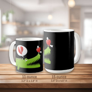 Caneca De Café Alligator no Amor