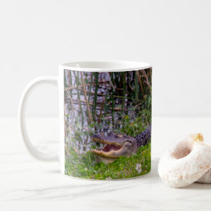 Caneca De Café Alligator Swamp Wetlands Florida Foto