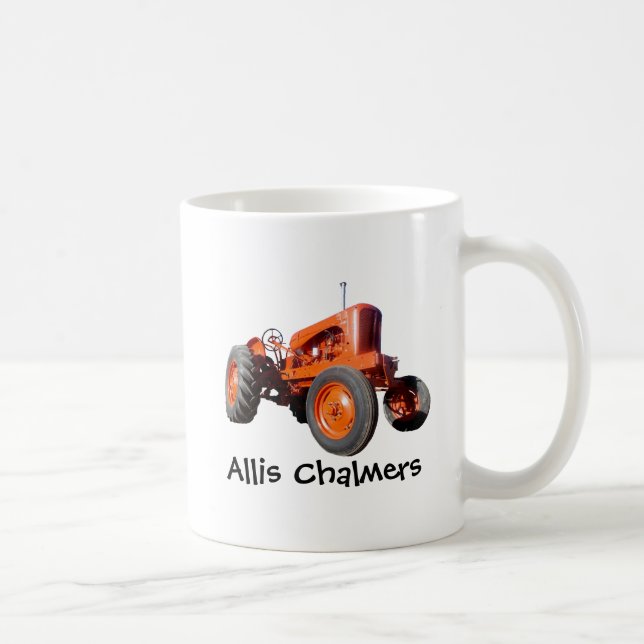 Caneca De Café Allis Chalmers WD45 1955 Trator Classic Mug (Direita)