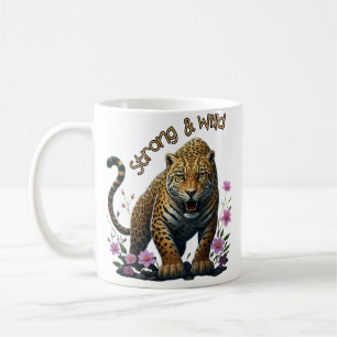 Caneca De Café Alma Jaguar Forte e Selvagem
