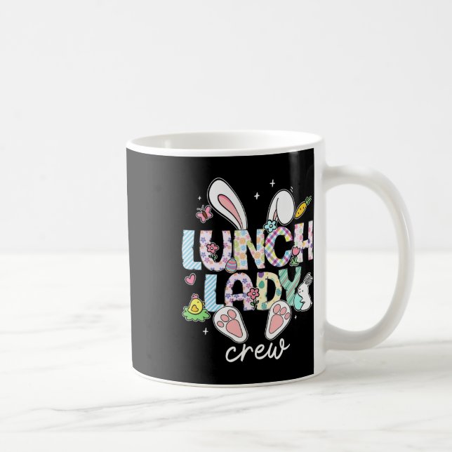 Caneca De Café Almoçando Lady Crew Engraçado Almoço Páscoa de Lad (Direita)