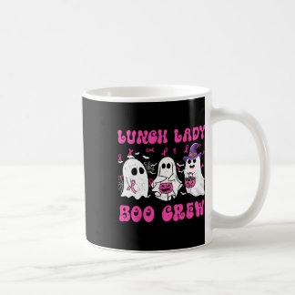 Caneca De Café Almoço Lady Boo Crew Pumpkin Halloween Cance