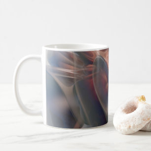Caneca De Café Almofada de Arremesso com Textura de Mármore Abstr