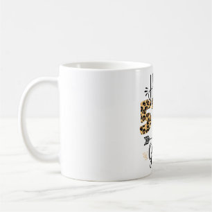 Caneca De Café Alô, 5 Quinto Professor Leopard De Volta A Scho