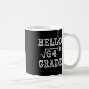 Caneca De Café Alô, 8° ano, Raiz Quadrada de 64 Voltas à Escola F