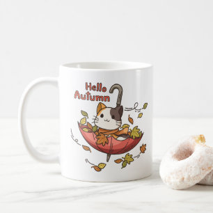 Caneca De Café Alô Outono Alô Fall