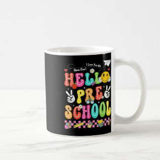 Caneca De Café Alô, Preschove De Volta Ao Professor