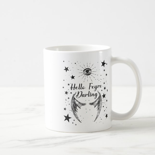 Caneca De Café Alô Querido Acotar Design Feyre (Direita)