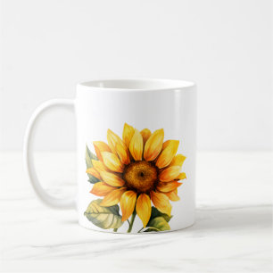 Caneca De Café "Alô Sunshine" Cama de Girassol