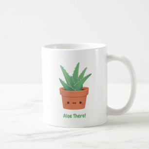 Caneca De Café Aloe Bonito Lá Olá Lá Piada Saudação Engraçada