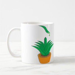 Caneca De Café Aloe Vera