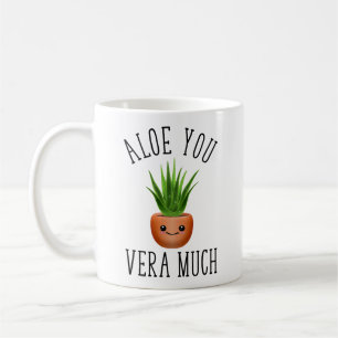 Caneca De Café Aloe You Vera Much
