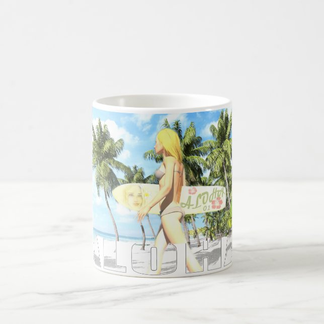 Caneca De Café Aloha 01 (Centro)