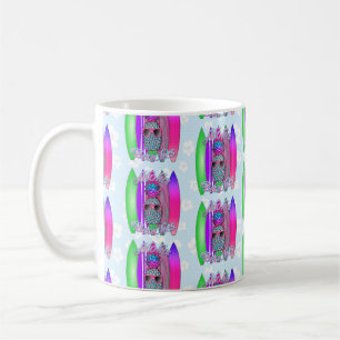 Caneca De Café Aloha Beaches Surf Tropical Abacaxi