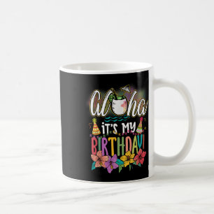 Caneca De Café Aloha É Meu Aniversário Havaiano Aloha Beaches Haw