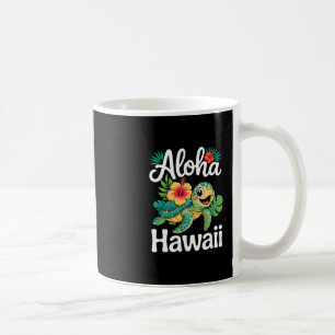 Caneca De Café Aloha Havaí Tartaruga Havaiano Ilha Crianças Homen