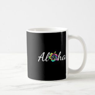 Caneca De Café Aloha Hawaii Beach Havaii Island Tie Dye Surfboa