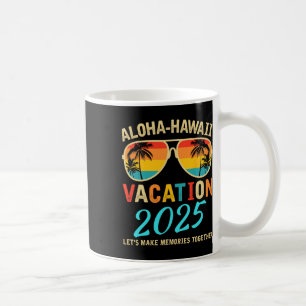 Caneca De Café Aloha Hawaii Family Trip 2025 Memórias Fazeres Vac