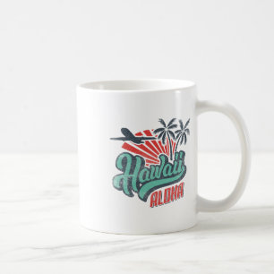 Caneca De Café Aloha Hawaii Havaiano Figurino L