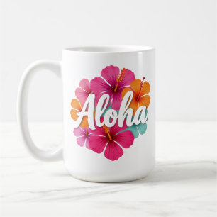 Caneca De Café Aloha Hibiscus Hawaiian Dream Design Hawaii Vaca