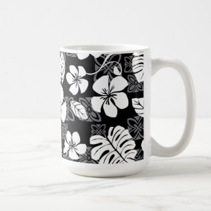 CANECA DE CAFÉ ALOHA SEXTA-FEIRA (NEGRO E CINZA)