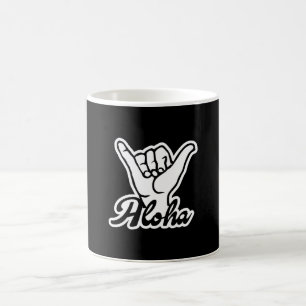 Caneca De Café Aloha Shaka Hand, Hang Loose sign