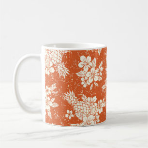 Caneca De Café Aloha Spirit: Hibiscus-Pineapple Harmony.