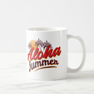 Caneca De Café Aloha Verão