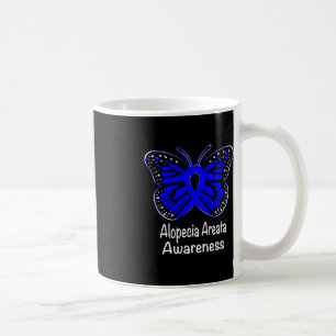 Caneca De Café Alopecia Areata: Guerreiro de Consciência Suporta