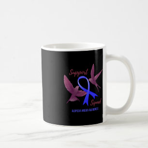 Caneca De Café Alopecia Areata Sensibiliza Guerreiro de Esquadrão