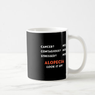 Caneca De Café Alopecia Balding Areata Hair Problema de Perda de 