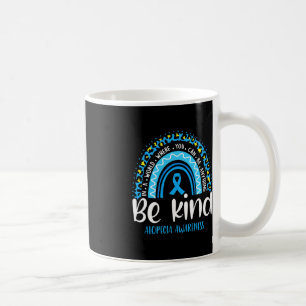 Caneca De Café Alopecia Consciência Leopard Rainbow Escolha a bon