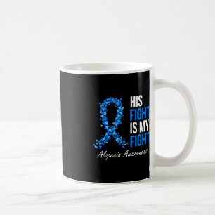 Caneca De Café Alopecia Consciência Sua Luta É Minha Luta Eu Vist