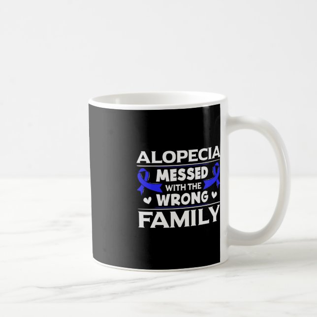 Caneca De Café Alopecia Mensada Com O Cabelo Errado Da Família Pe (Direita)