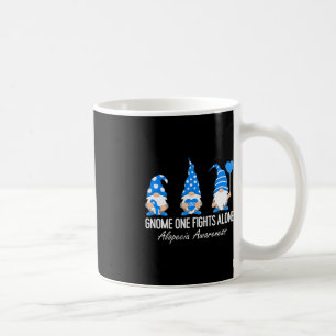 Caneca De Café Alopecia Sensibilização Gnomos Eu Visto Fita Azul 